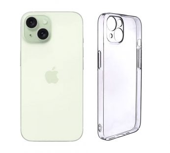 iPhone 15 SLIM CRYSTAL CASE ANTI-YELLOW PC MATERIAL FULL PROTECTION